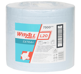 Wypall L20 Extra, 23,5 x 38 cm, blå, rulle