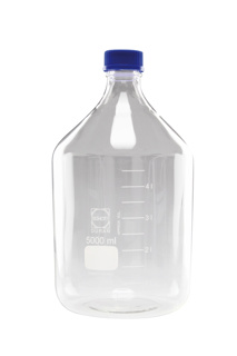 BlueCap flaska, DURAN, med blått lock, 10.000 ml