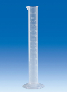 Mätcylinder i PP, hög form, 25 ml