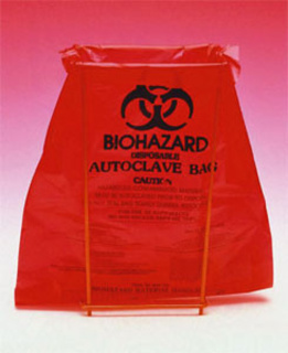 Autoklavpåsar Biohazard, 220 x 280 mm