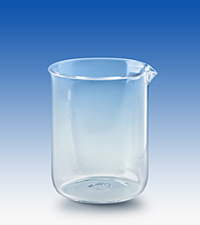 Bägarglas, låg form, utan gradering, 10 ml