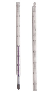 LLG termometer med röd fyllning -10 - 50°C : 1°C
