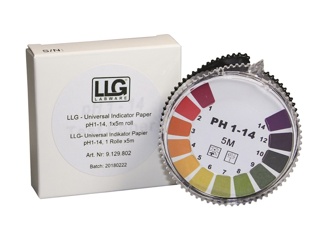 LLG Universal indikatorpapper, pH 1 - 11, refill