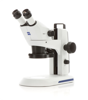 Stereomikroskop Zeiss Stemi, 305 K MAT med ringljus, trinokulärt 8-40x