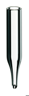 Mikroinsats till vialer, LLG, N 9/10/11 bred, Ø6 mm, konisk 12 mm, 0,1 mL