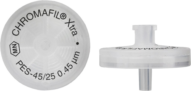 Sprutfilter, Macherey-Nagel CHROMAFIL Xtra, PES, Ø25 mm, 0,45 µm, 100 st.