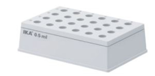 Block för IKA Mixer Matrix, 24 x 0,5 ml