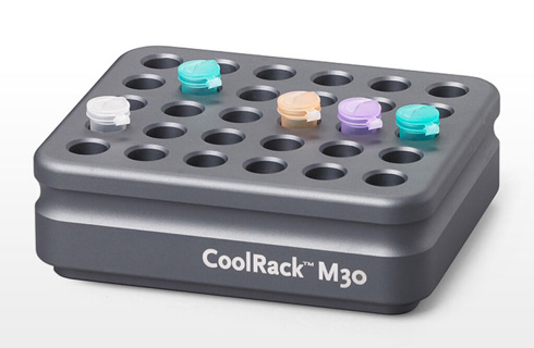 CoolRack M30 till 30 x 1,5/2 ml mikrorör, grå