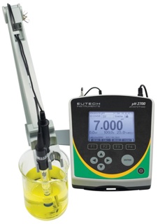 pH-mätare, Eutech pH 2700 m. elektrod och tillbehör