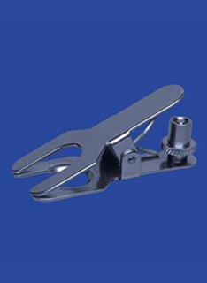 Metallklämma med gaffelgrepp och skruv t. NS 29/32
