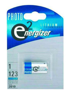 Litium fotobatterier, 3,0 V EL 123 AP/CR