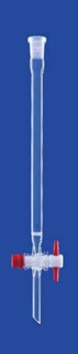 Kromatografikolonn med filterfritte, Lenz-Laborglas, NS 14/23, 200 mm, Ø10 mm, 15 mL