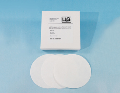 Rundfilter, LLG, kvalitativt, mycket snabbt, Ø90 mm, 12-15 µm, 100 st.