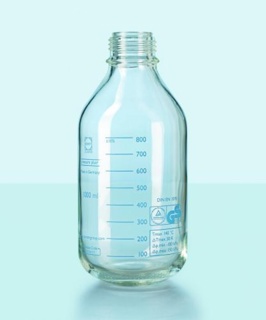 BlueCap flaska, klar, tryckresistent, 250 ml