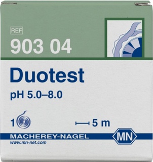 pH-indikatorpapper, Macherey-Nagel Duotest, pH 5 - 8, 5 m