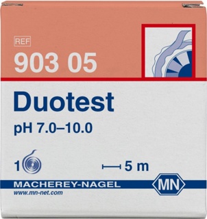 pH-indikatorpapper, Macherey-Nagel Duotest, pH 7 - 10, 5 m