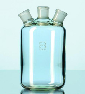 Woulff flaska 1000 ml, DURAN®, 3 x NS24/29