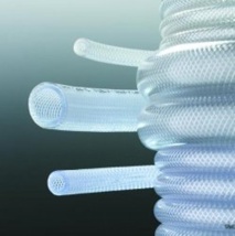 PVC slang med nyloninlägg, Ø10 x 3 mm