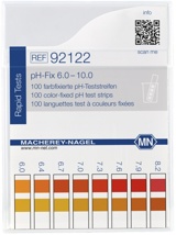 pH-indikatorpapper, Macherey-Nagel pH-Fix, strips, pH 6 - 10, 100 st.