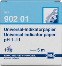 pH-indikatorpapper, Macherey-Nagel Universal, pH 1 - 11, 5 m
