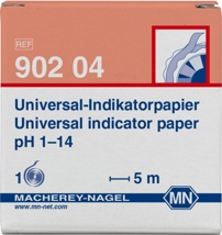 pH-indikatorpapper, Macherey-Nagel Universal, pH 1 - 14, 5 m