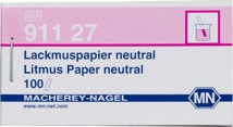 pH-indikatorpapper, lackmus, Macherey-Nagel, strips, pH 5 - 8, röd-violett-blå, 100 st.