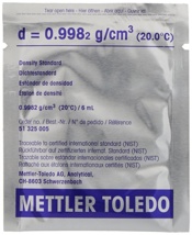Densitetsstandard, Mettler-Toledo, för Densito 30PX, 10x6 mL