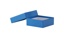 Kryobox, TENAK, 133 x 133 x 50 mm, PP-belagd kartong, utan rutnät, blå