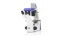 Mikroskop PrimoVert Zeiss omvänt, trinokulärt 4x/10x Ph1