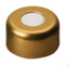 Crimp-lock, LLG, N 11, magnetisk alu m. hål, guld, silikon/PTFE 45 A