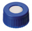 Skruvlock, LLG, N 9 short thread, blå PP m. hål, silikon/PTFE 45 A, UltraBond