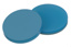 Septa, LLG, till N 20 crimp-lock, silikon(blå)/PTFE(färglös) 40 A