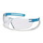 Skyddsglasögon, uvex x-fit 9199, klart glas, blåa bågar