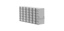 Standard rack frysskåp, TENAK, 25 mm MTP, h:271 x b:135 x d:540 mm, 10 x 6 hyllor