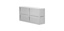 Dubbelt rackstativ frysskåp, TENAK, 2 lådor, h:225 x b:139 x d:560 mm