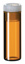 Shell vialer m. PE-propp, LLG, N 12, brun, 2 mL