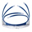 Skyddsglasögon, uvex super OTG 9169, klart glas, blåa bågar