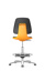 Labsit stol, imitationsläder, orange, 450-650 mm