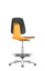 Labsit stol, PU-skum, fotring, orange, 450-650 mm