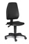 LLG-Lab stol, PU-skum, svart, hjul, 440-620 mm