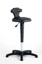 LLG-lab ståstol, PU, ​​svart, skjutbar, 510-780 mm