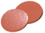 Septa, LLG, till N 20 crimp-hätta, gummi(röd-orange)/PTFE(färglös) 45 A