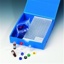 2-i-1 kit vial ND9, blåt låg, PP röd-orange, 1,5ml