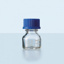 BlueCap flaska, brun, GL25, med lock, 10 ml
