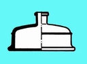 [1175940] Plansliplock DN150 med 1 x NS29
