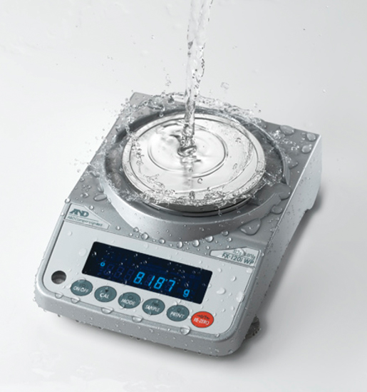 Laboratorievåg FX-300i WP, 320 g/0,001 g, Ø130 mm