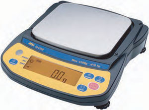 Laboratorievåg EJ-1500, 1500 g/0,1 g, 127x140 mm