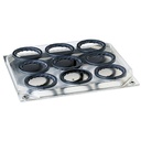 [2650192] Platta till 9 x 100 ml kolvar