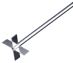 Dubbel paddelomrörare, 50 x 12 mm, axel 400xØ8 mm