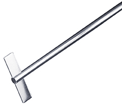 Paddelomrörare, 50 x 12 mm, axel 400 x Ø8 mm